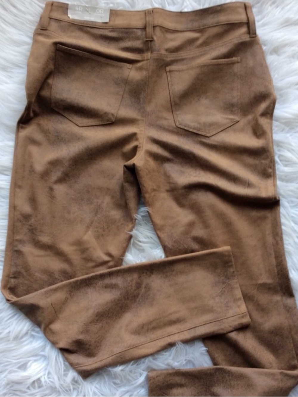 NWT Chico’s Faux Suede Slim Pant - Picture 7 of 16